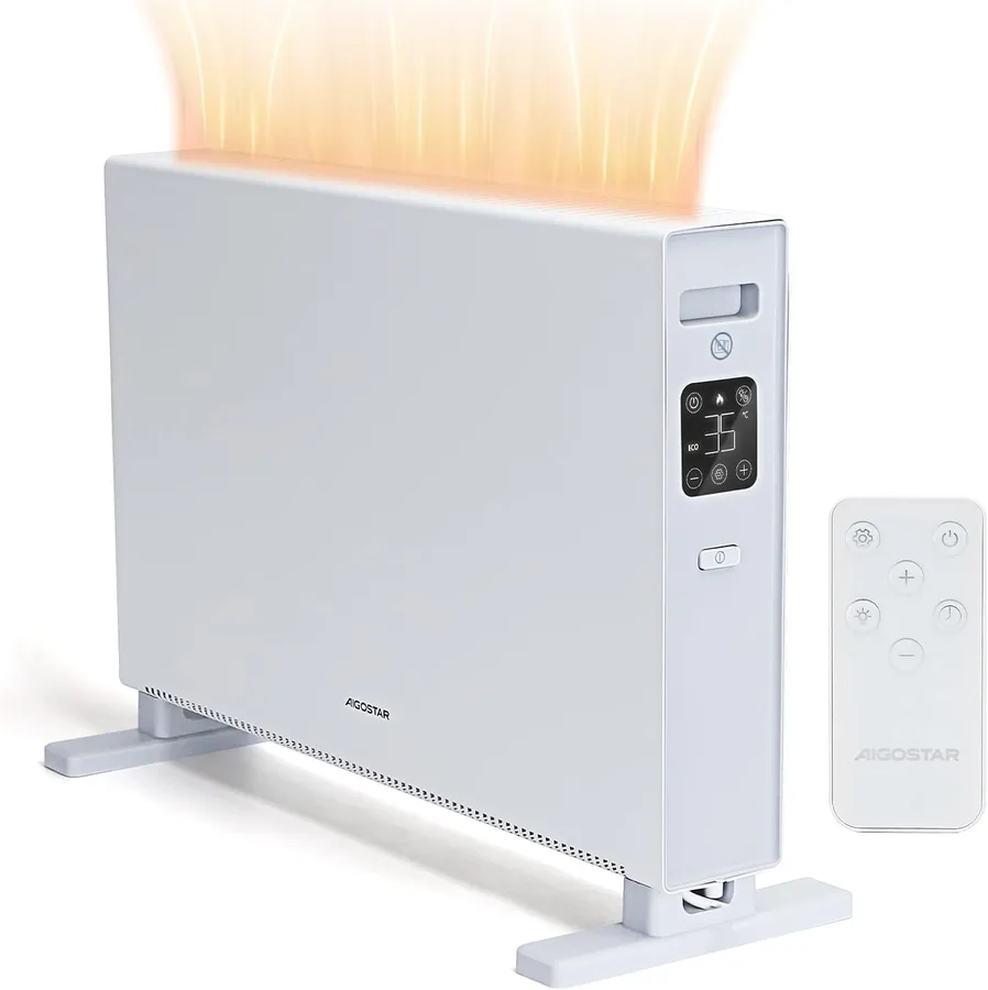 Aigostar Convector Eléctrico 2000W con Mando