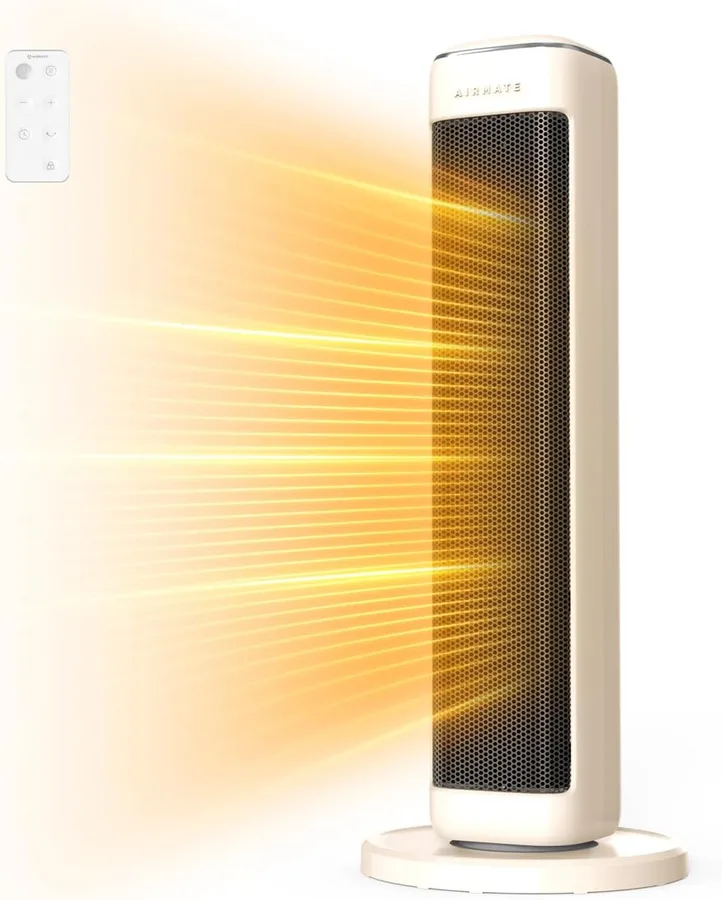 AIRMATE 63cm Calefactor de Torre 2000W