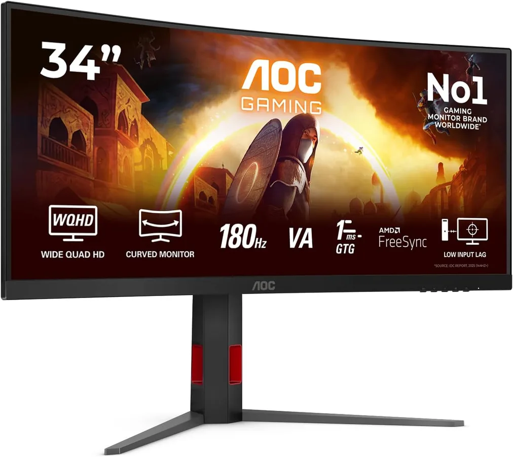 AOC CU34G4 34" Curvo QHD 180Hz