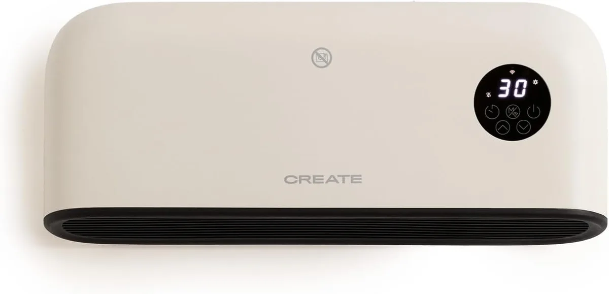 CREATE Warm Wall Pro Calefactor WiFi de Pared o Suelo
