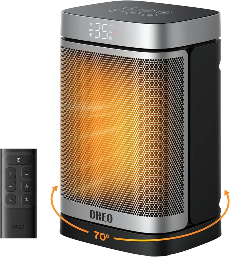 Dreo Atom One Cerámico Oscilante con Mando