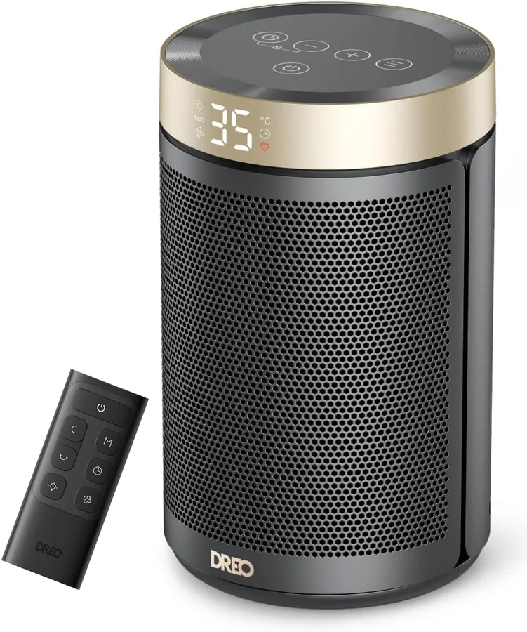 Dreo Calefactor Bajo Consumo Cerámico PTC 1500W