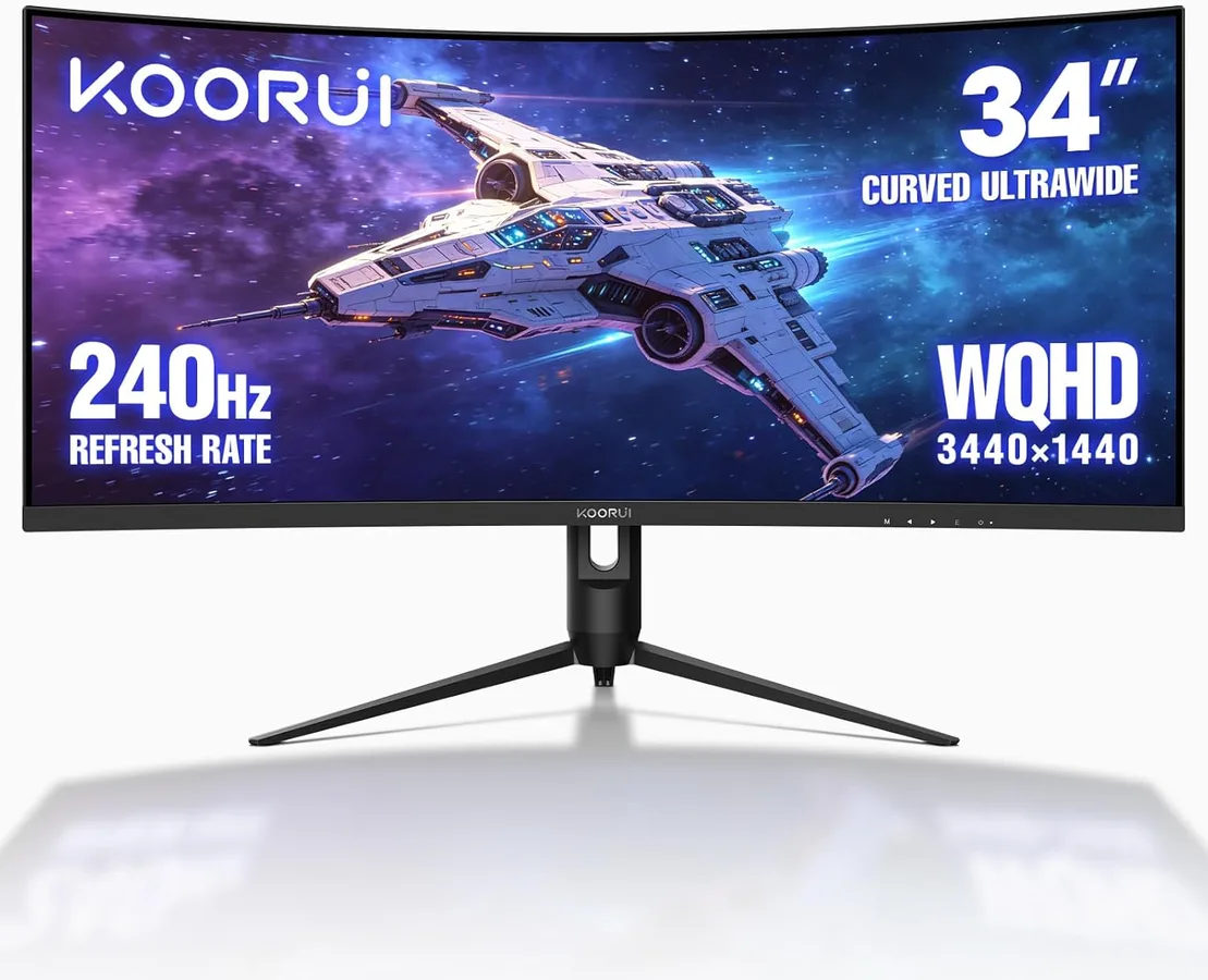 KOORUI G3441XC 34" Curvo UWQHD 240Hz