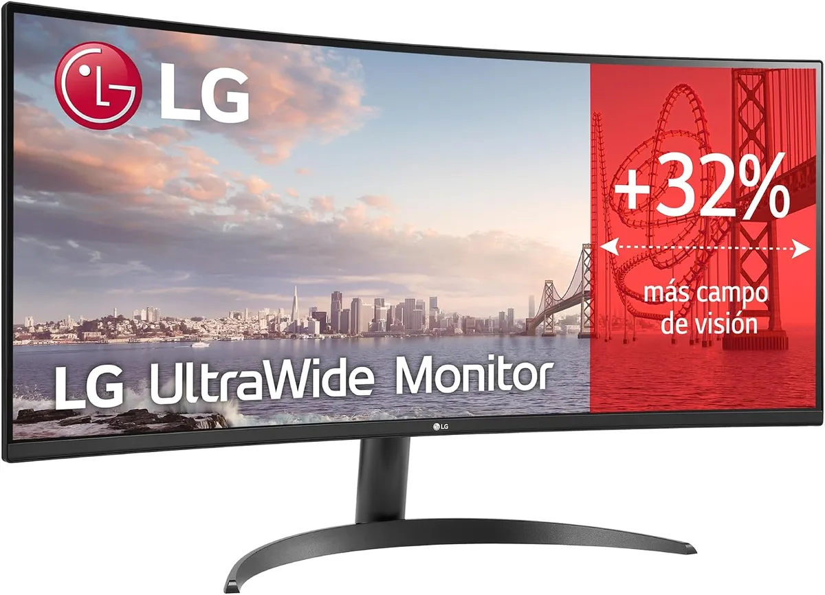 LG UltraWide 34WR50QK-B 34" Curvo WQHD 100Hz