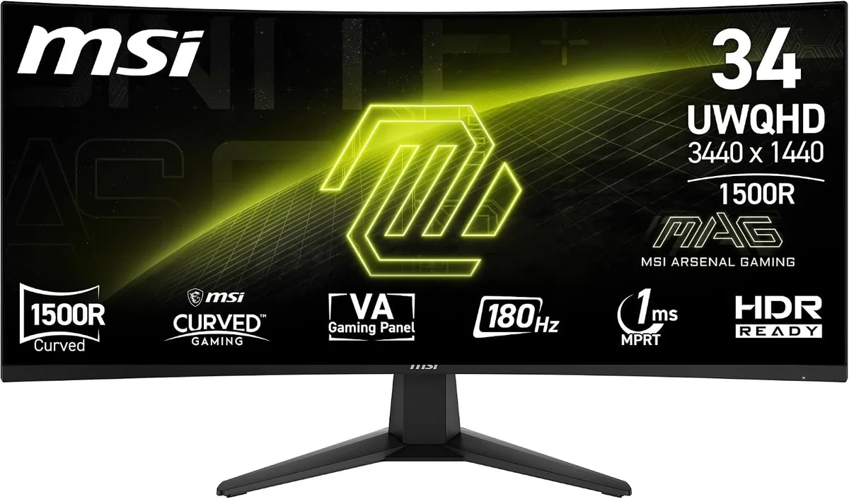 MSI MAG 346CQ 34" Curvo UWQHD 180Hz