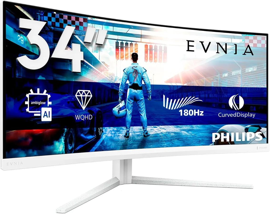 Philips Evnia 34M2C5501A 34" Curvo QHD