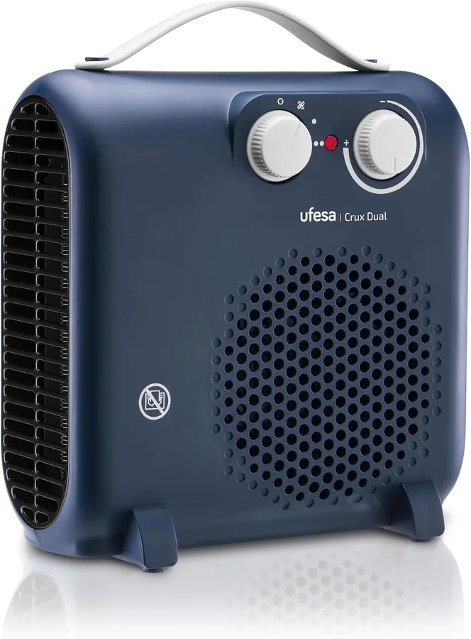 Ufesa Crux Dual Calefactor 2000W Plano y Vertical
