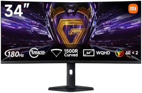 Xiaomi C34WQDA-RGGL 34" Curvo WQHD 180Hz